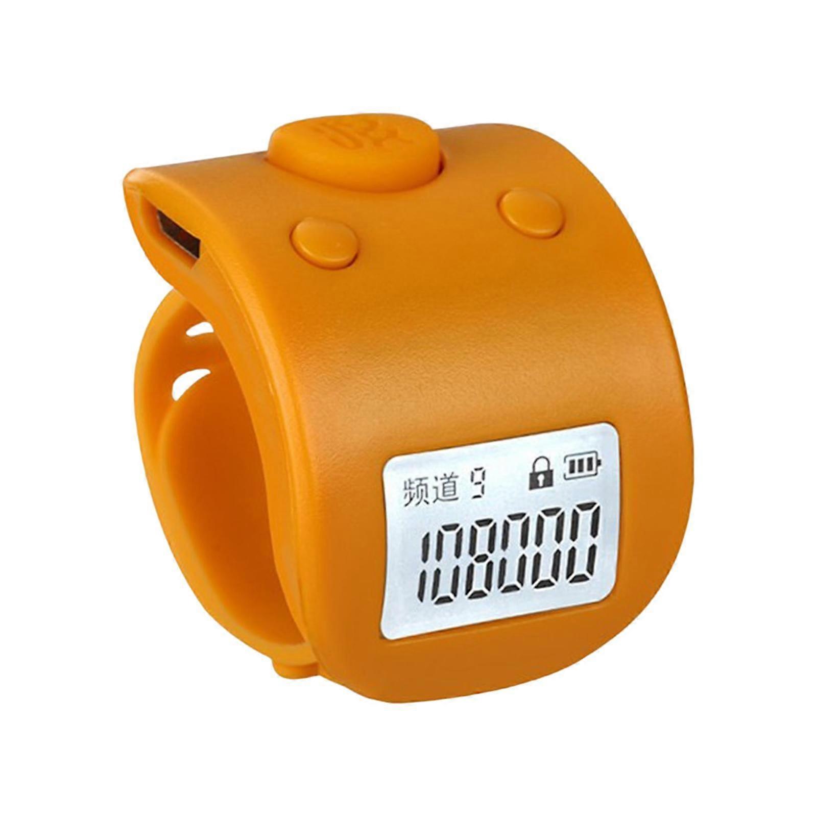 Electronic Finger Counters 6 Digit Number Count Electronic Timer for Prayer