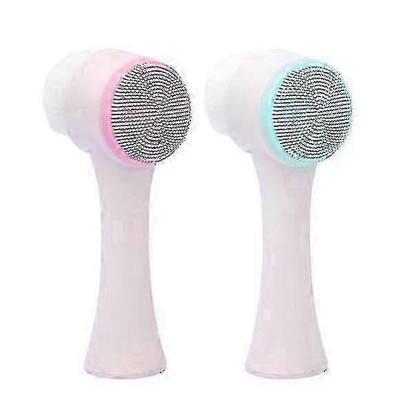 3pcs Brosse en silicone nettoyante pour le visage - Douce et efficace