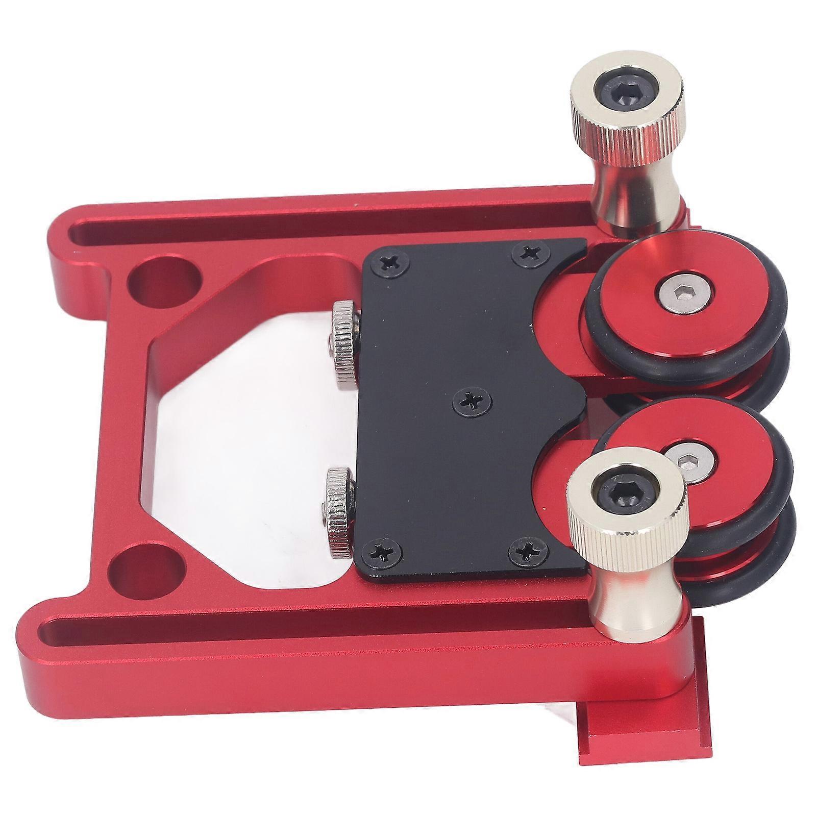 Table Saw Stock Roller Woodworking Double Wheel Sliding Feeding Guide Roller Feather Board Auxiliary Tool 