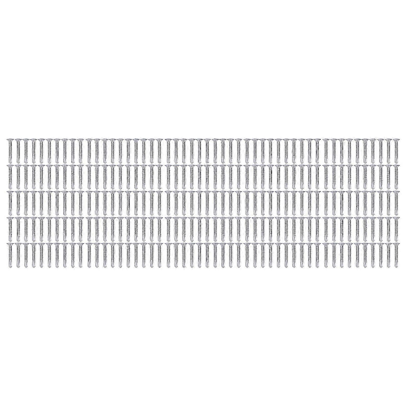 250個M4.8x32mmセルフドリルねじ410ステンレス鋼クロス皿頭