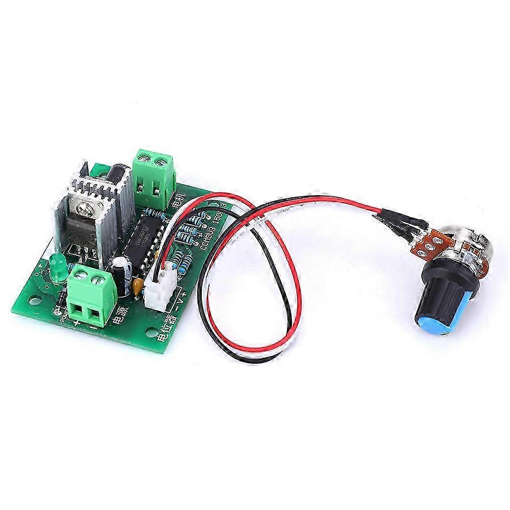 DC 12?24V 6A DC Motor Speed Controller Board Module PWM Stepless Speed Regulation--