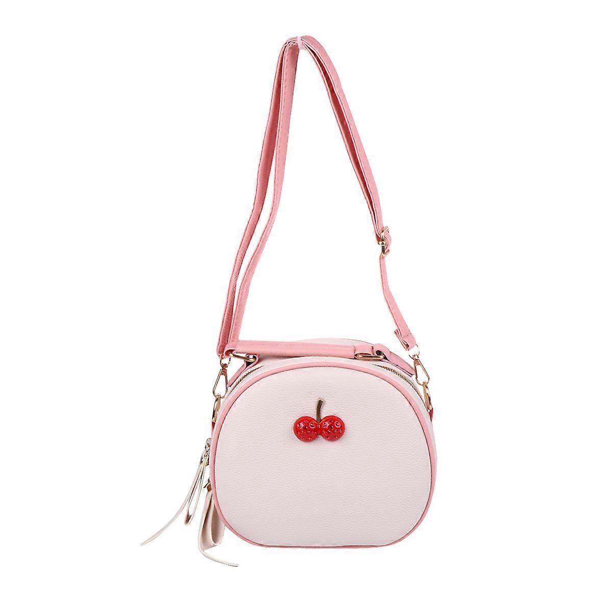 Cute Crossbody Bags Pu Handbag Box Shape Storage Carrying for Girls Dinner Party 1Pcs