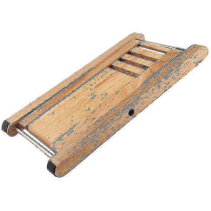 Adjustable Height Foldable Wooden Guitar Foot Rest Footstool for Acoustic and Classical Instruments