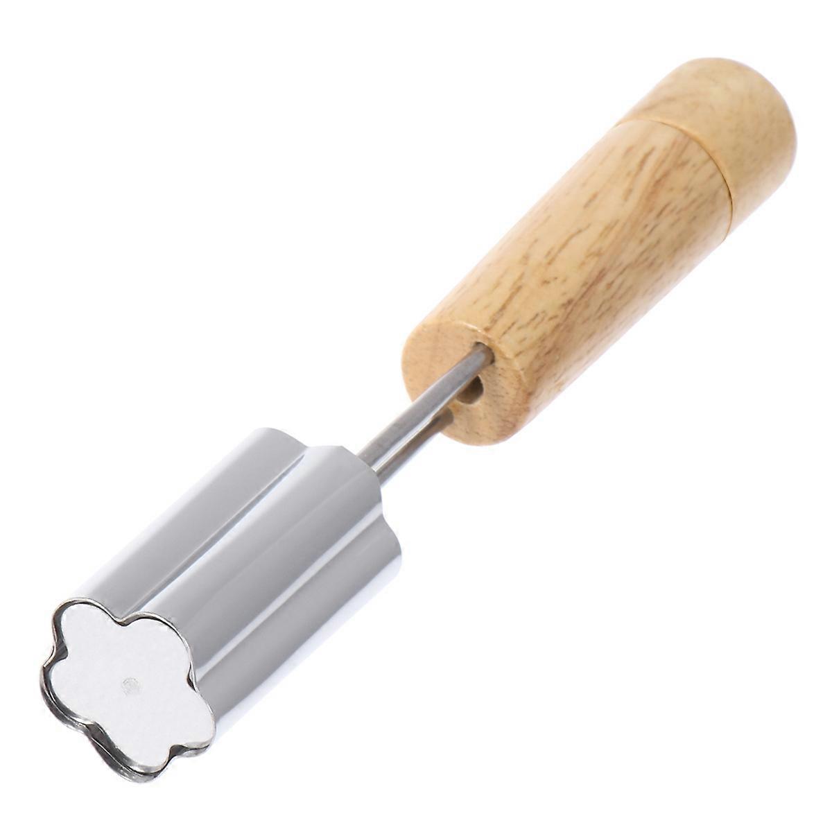 ペストリーツールを焼くためのクッキー型ビスケット型ステンレス鋼DIY花の形料理用1個