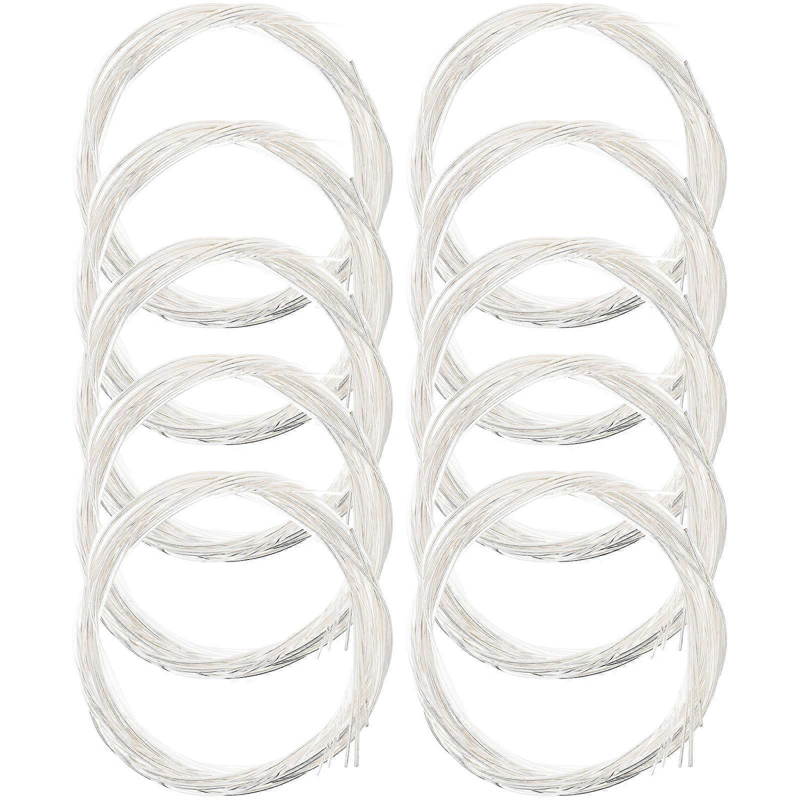 Acoustic Guitar String Replacement for Guitar Players Precise Manufacturing 10 Sets