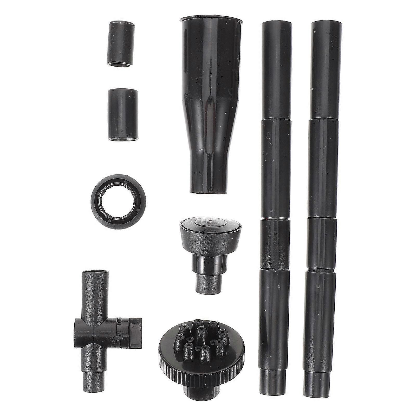 Fountain Sprayer Replacement 1Set Black Plastic Easy Installation for Watering Use