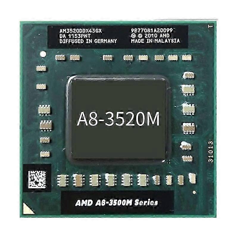 A8-3520M Quad-Core 4-Thread Socket FS1r2 CPU for AMD Laptop Processor Replacement