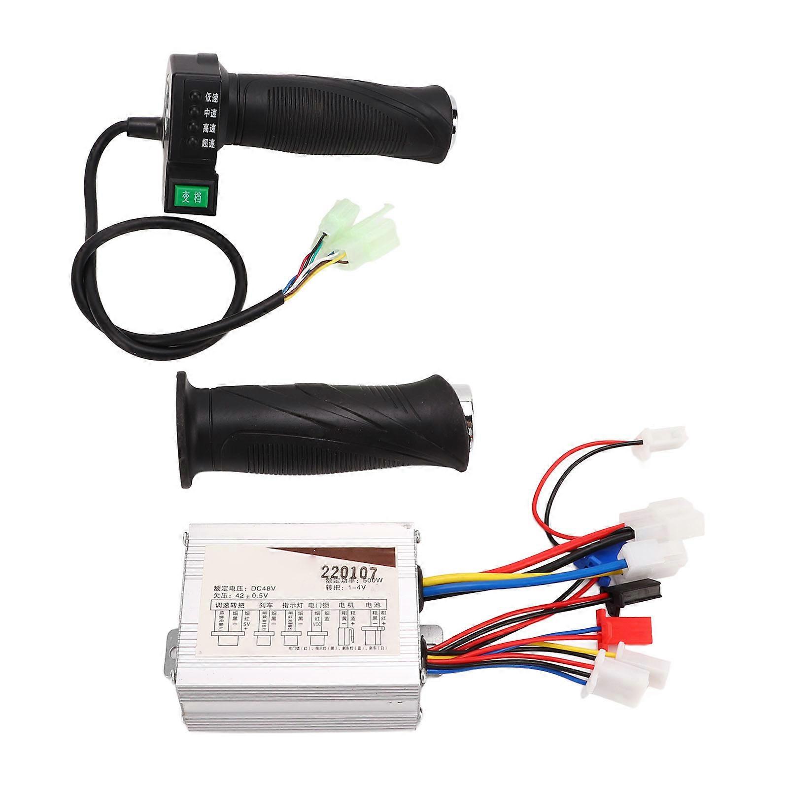 48V 500W Brushed Motor Controller Kit with Aluminum Alloy Shell