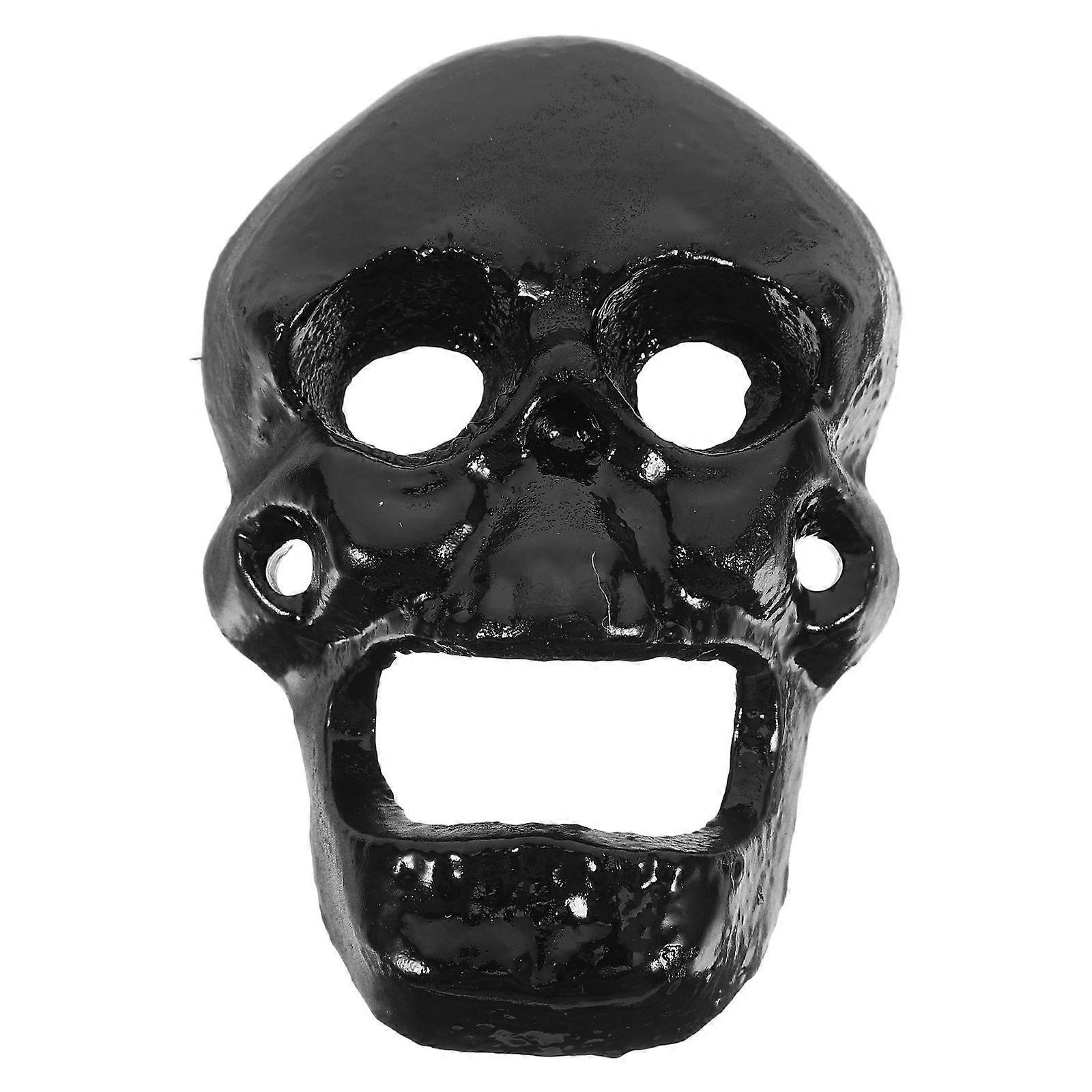 Retro Skull Wall Mounted Bottle Opener Iron Design Space Saving Soda Cap Remover Home Bar Decoration