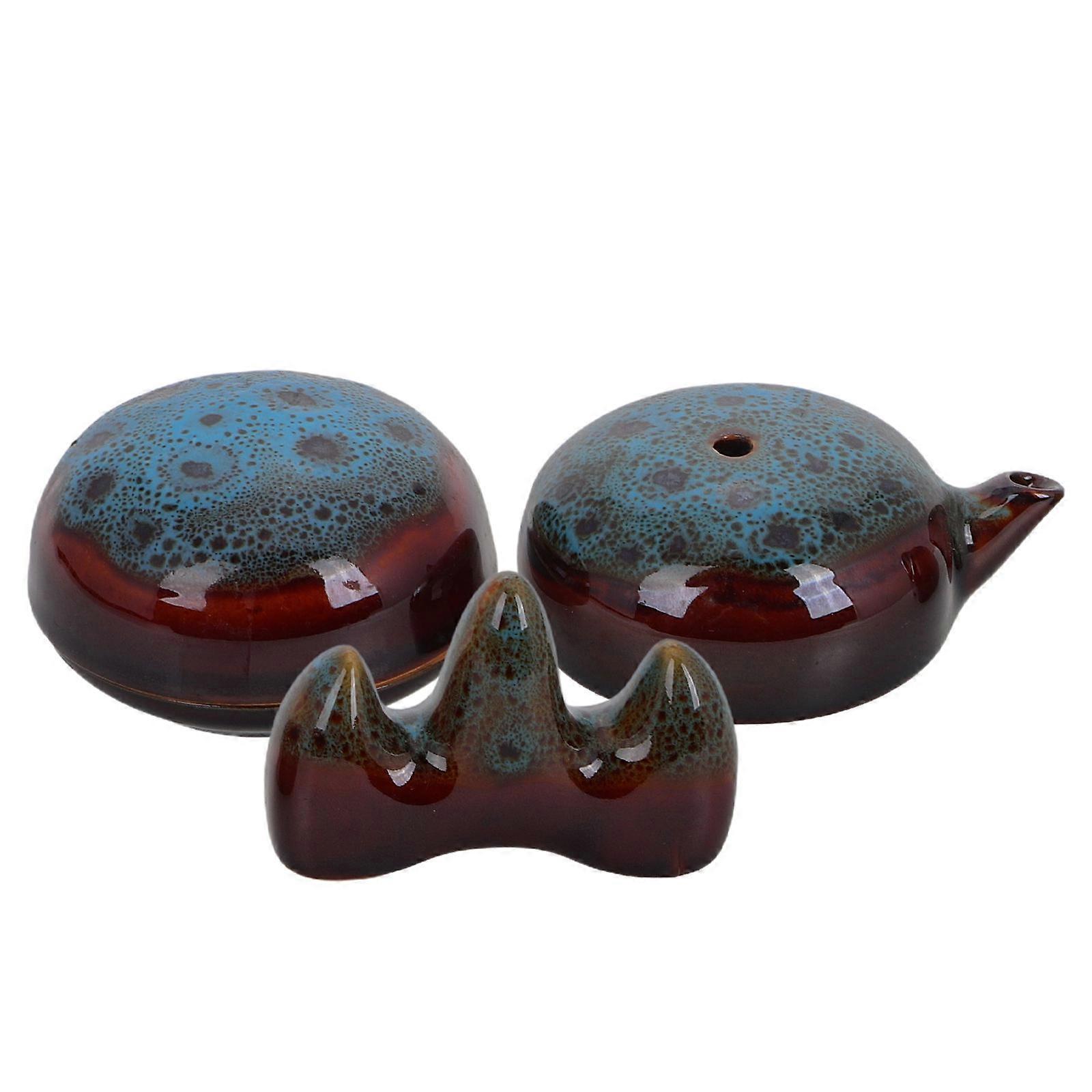 Beginners Calligraphy Tools Pen Resting Ceramic Square Japanese Calligraphy Set 1Set