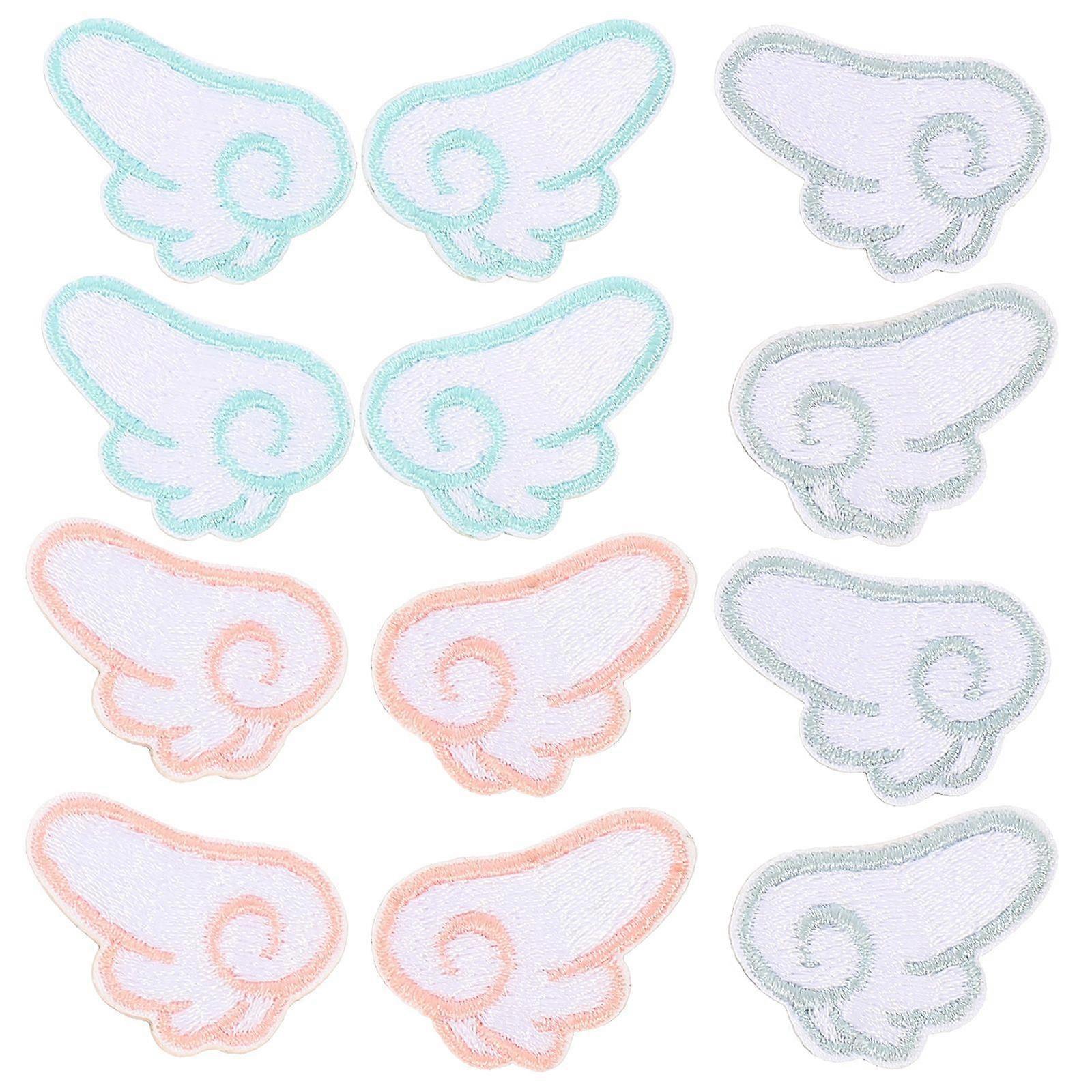 6 Pairs Self-adhesive Patches DIY Clothes Patches Cloth Stickers Shoe Patches
