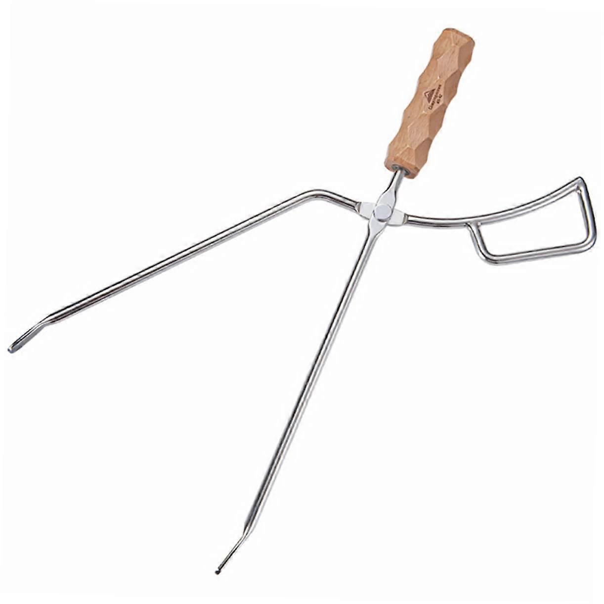 Grill tongs Heatresistant Scaldproof Food Clip Practical Charcoal tongs for grill Comfortable design for gripping