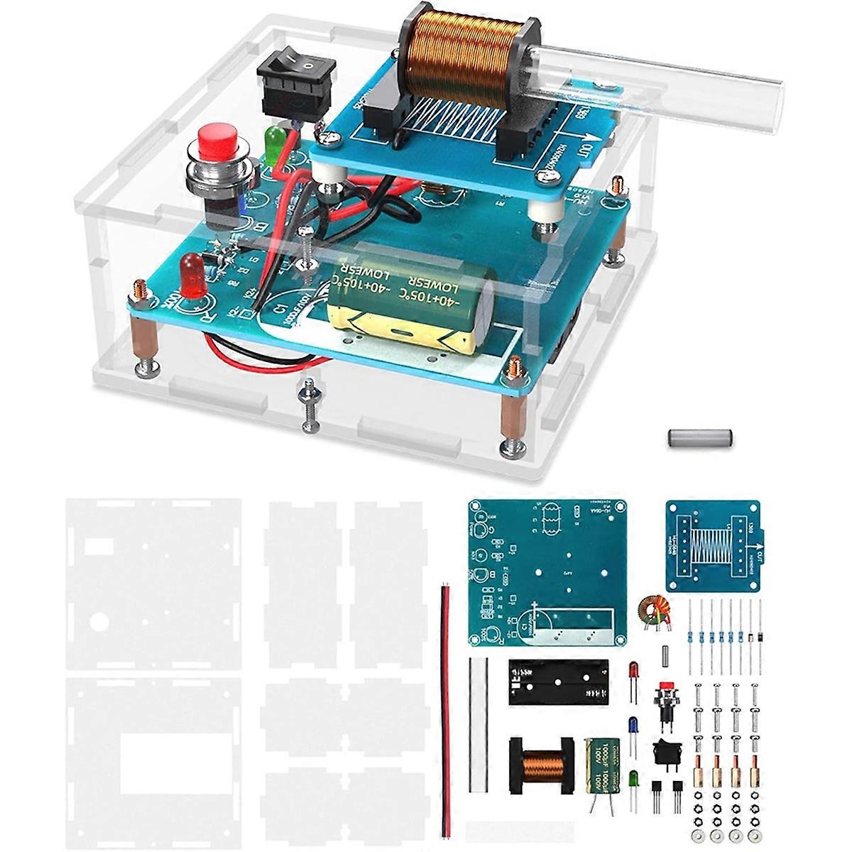 Electric Magnetic Transmitter Kit, DIY Electric Magnetic Transmitter Kit for Learning Education Ide