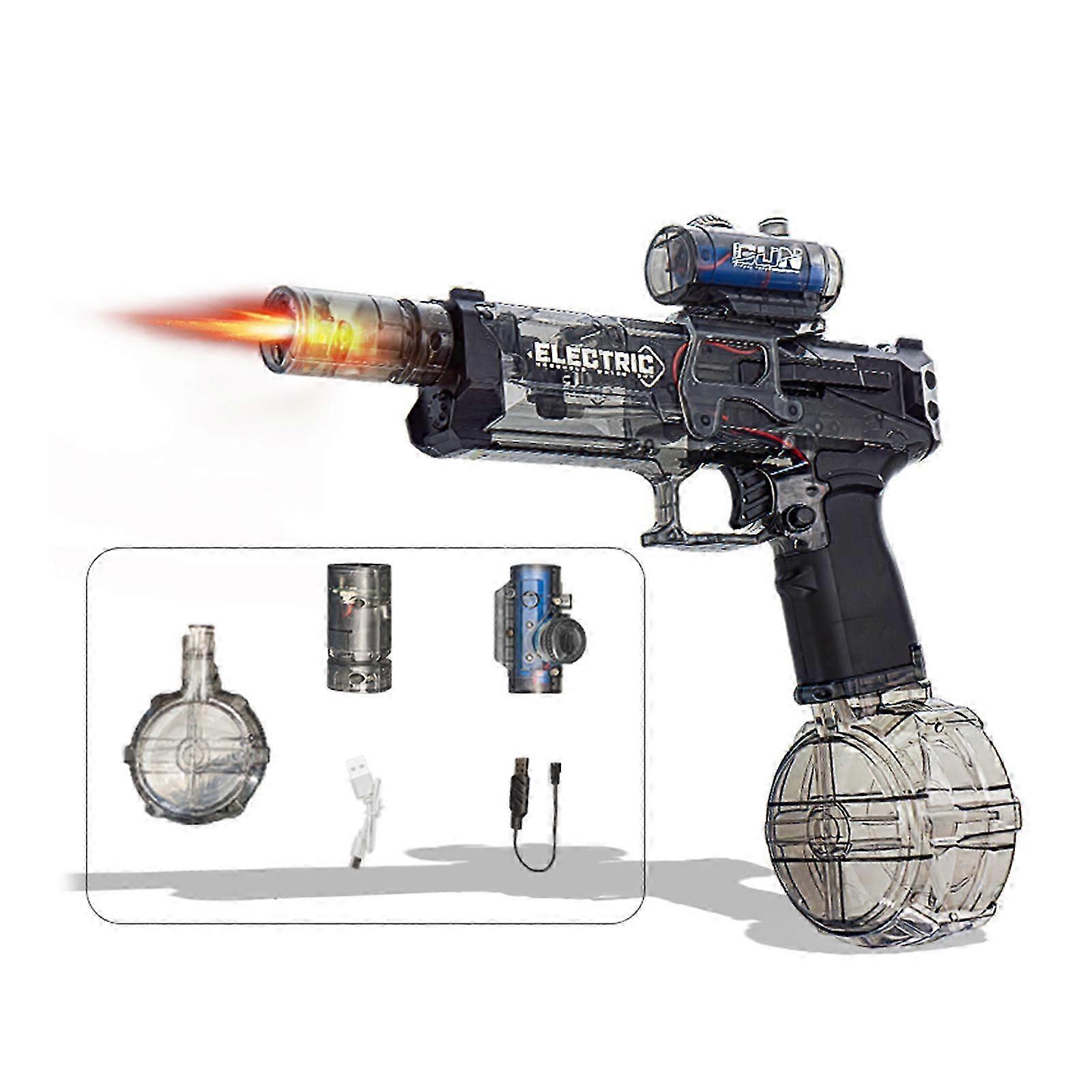 現実的な炎の効果電気水鉄砲大人のための大容量、子供、ビーチ、裏庭、赤