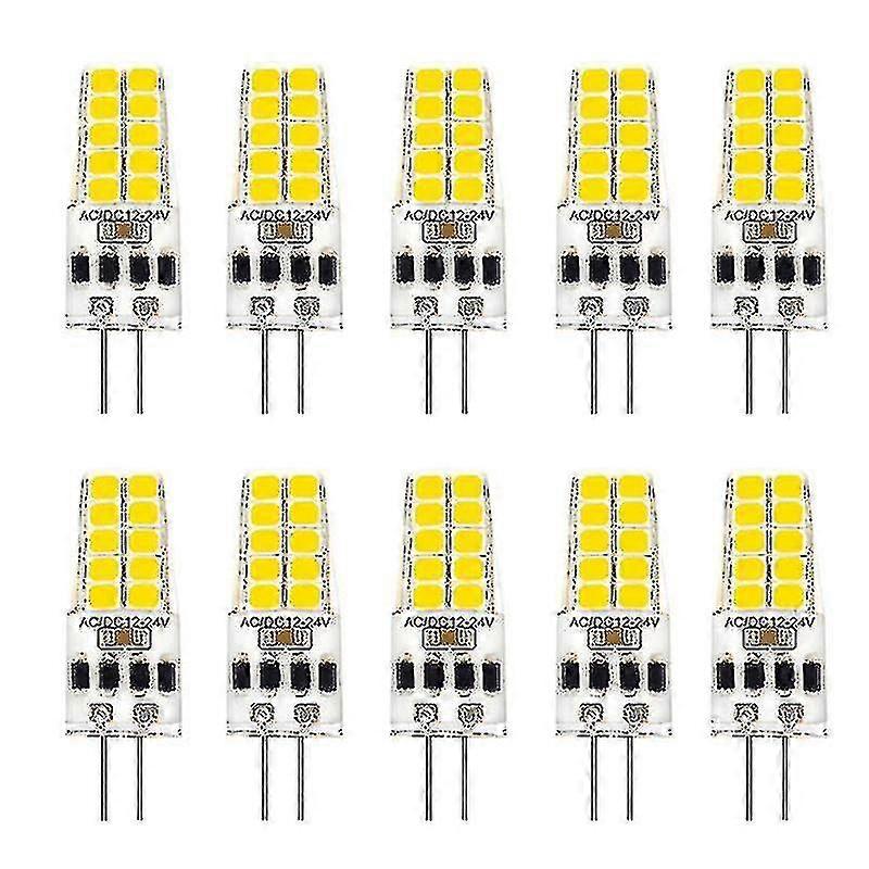 10pcs G4 LED電球3W 20LED 360°ビーム角AC / DC 12V-24V30Wハロゲンを交換します