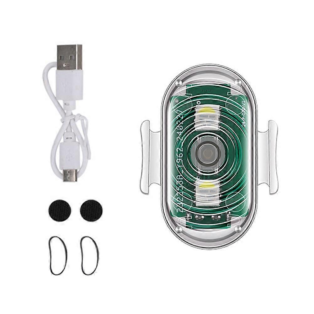 Motorcycle Strobe Light Flash Wireless Remote Control LED Anti-collision Warning Lamp Waterproof For Car Bike Bicycle