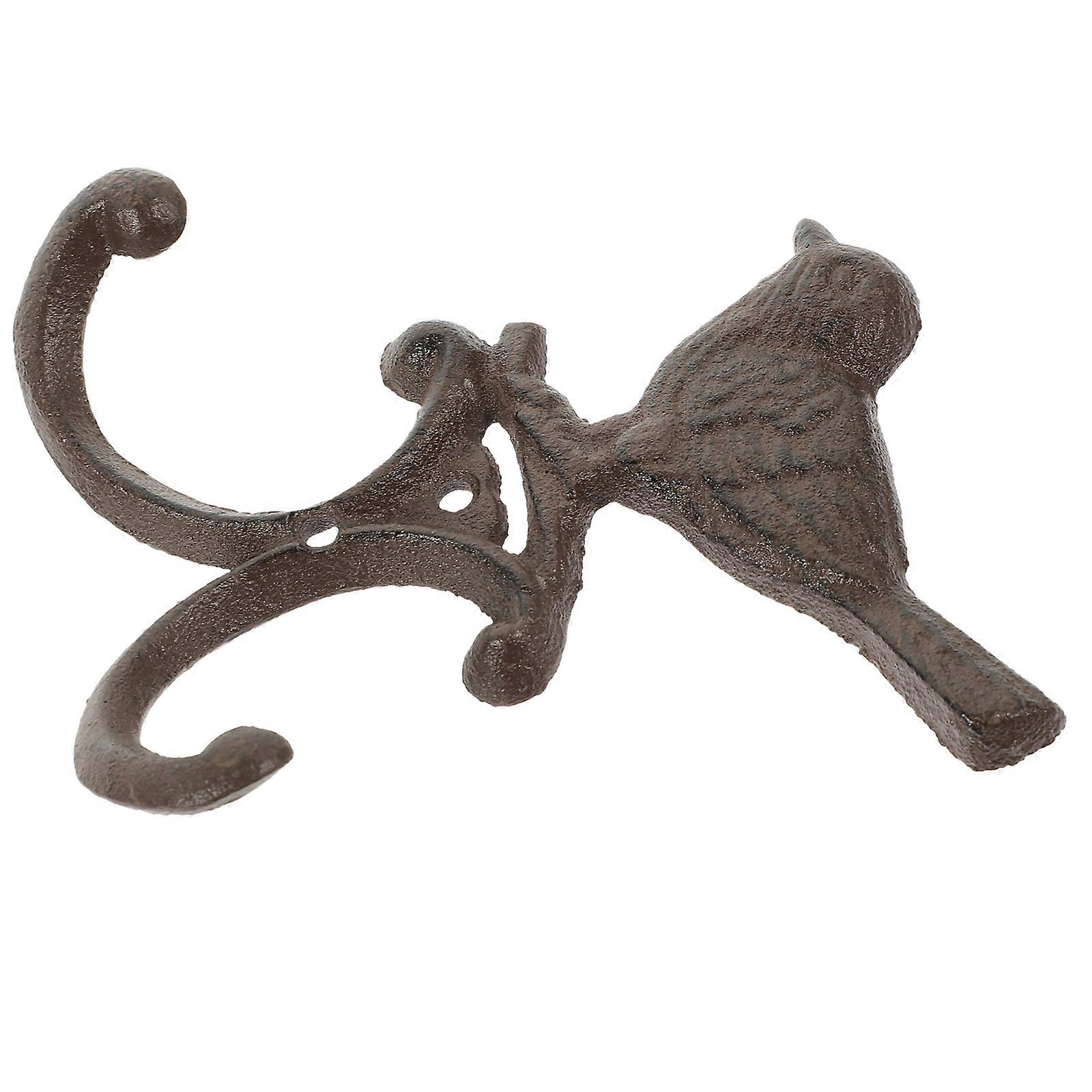Hooks Farmhouse Wall Hooks Hooks Dark Brown 13X11.2X3.2CM Storage 1Pack