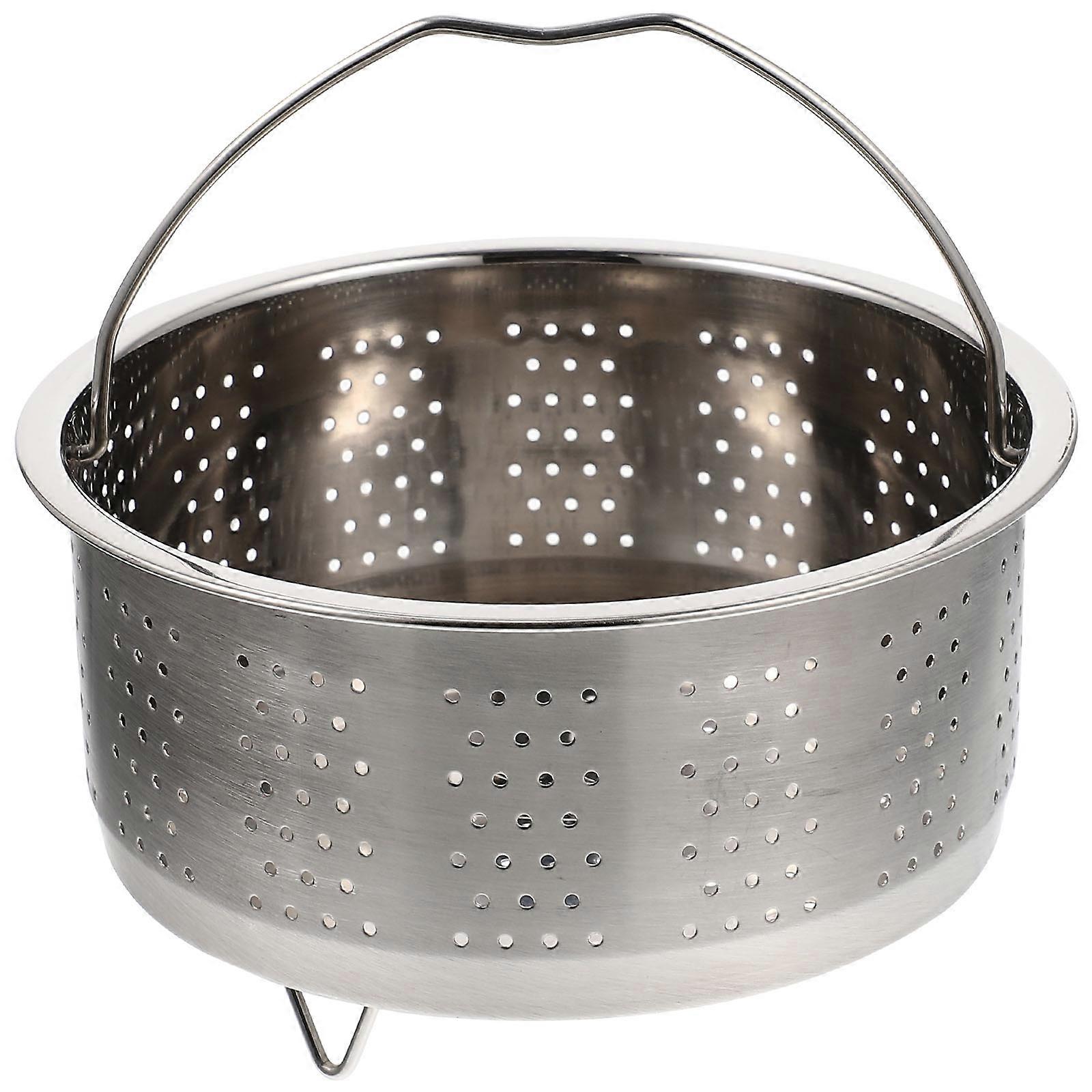 Stainless Steel Steaming Basket for Electric Rice Cooker – Multi Use Vegetable Steamer Insert for Buns, Dumplings, Seafood, and Rice Separation
