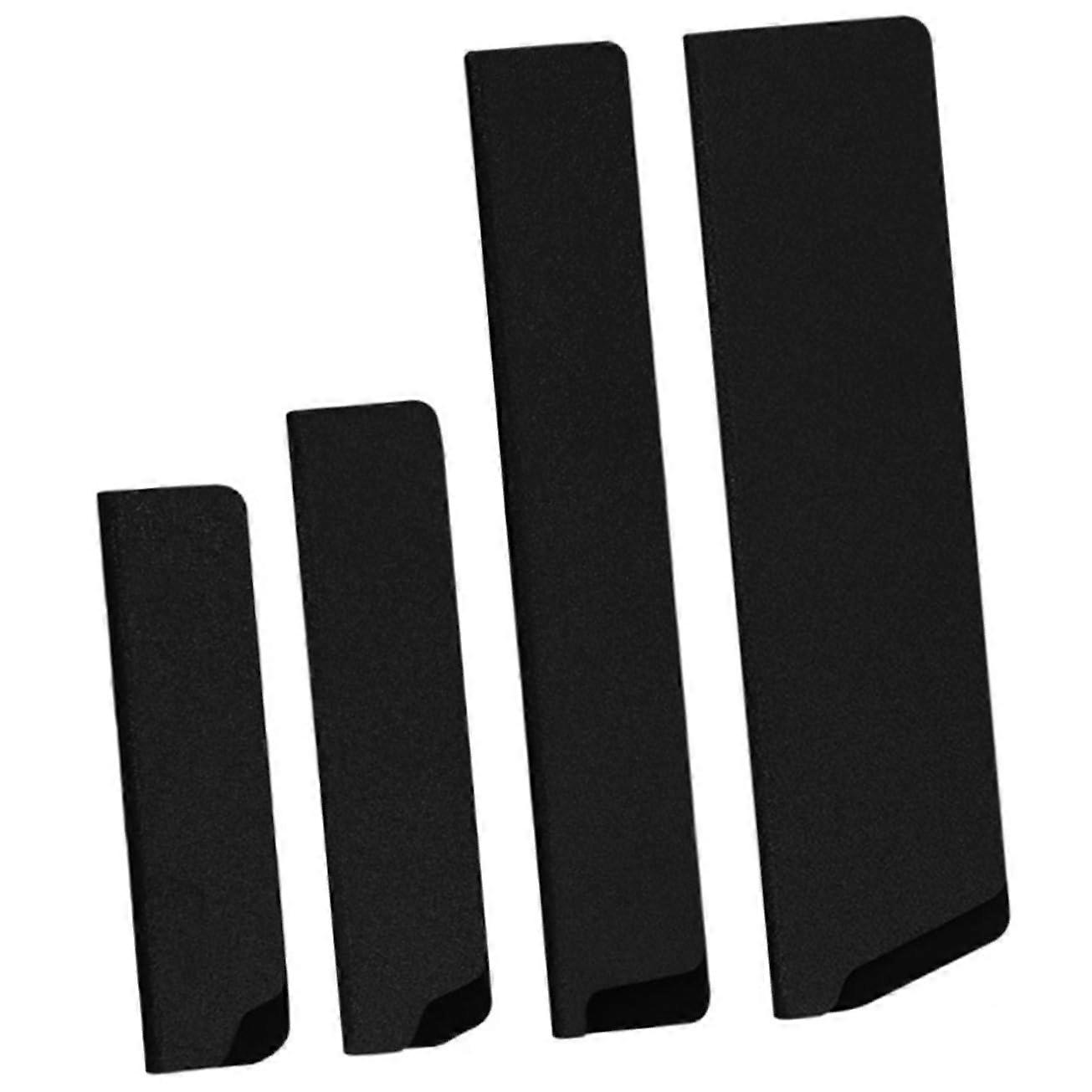 4-Piece Portable Cutter Set with Durable Knife Covers for Kitchen, Camping, and Travel Protection