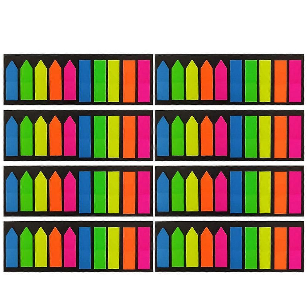 Page Markers For Books Paper Mark Sticker Organizing Documents General Users Multi-Colored 8Sets