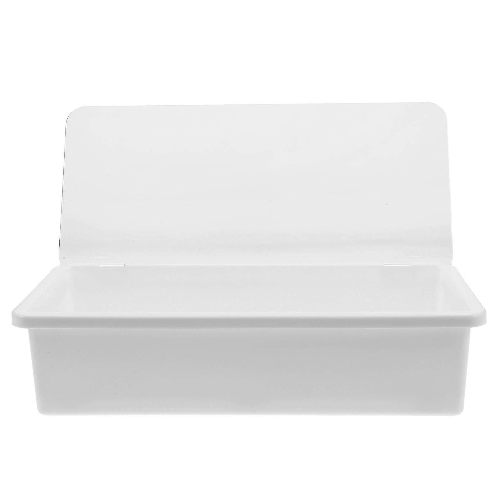 Utensil Drawer Organizer With Lid Multi Color 27.60X12.60X7.50CM Drying Holder For Household Users 1Pcs