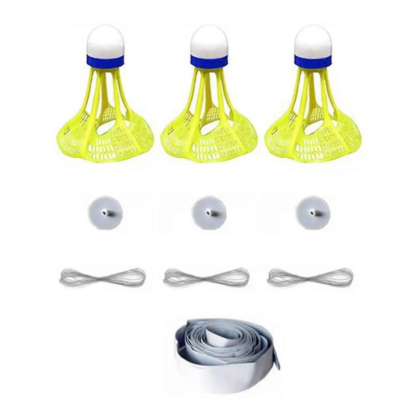 Beginner Badminton Training Tool: Lightweight and Adjustable Badminton Rebound Trainer'