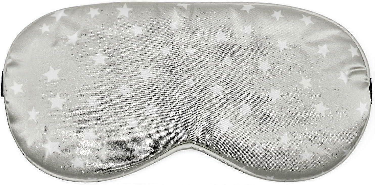 Silk Sleep Mask, Adjustable Eye Mask for Comfortable Sleep with Soft Eye Cover