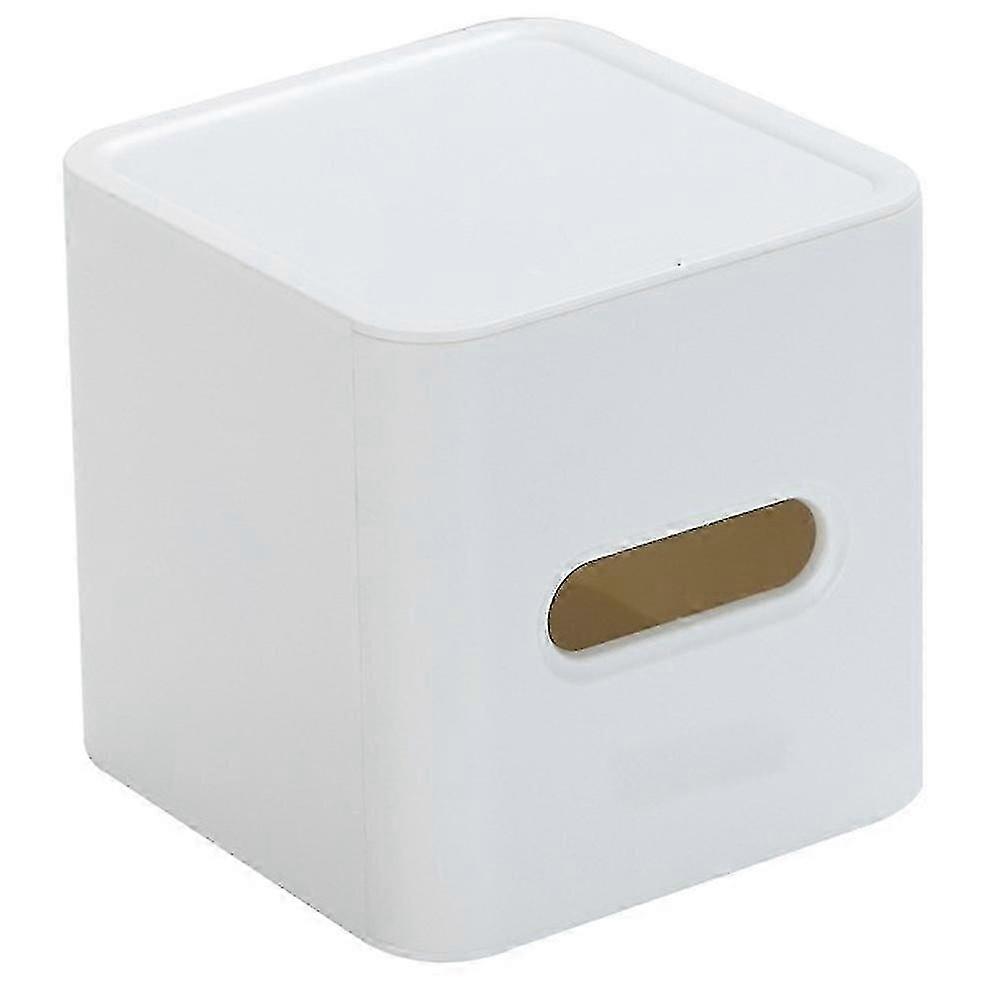 Multifunctional Square Plastic Tissue Box Cover and Storage Cube Holder