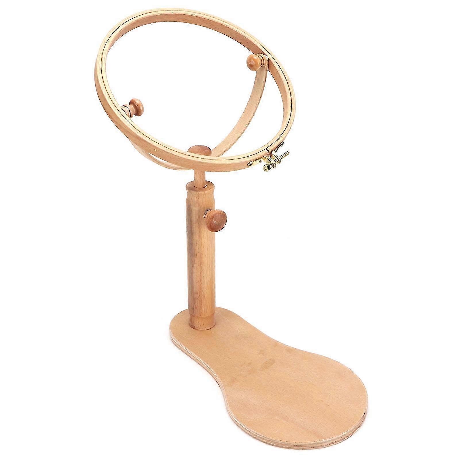 Portable Adjustable Wooden Desktop Embroidery Stitch Frame Holder