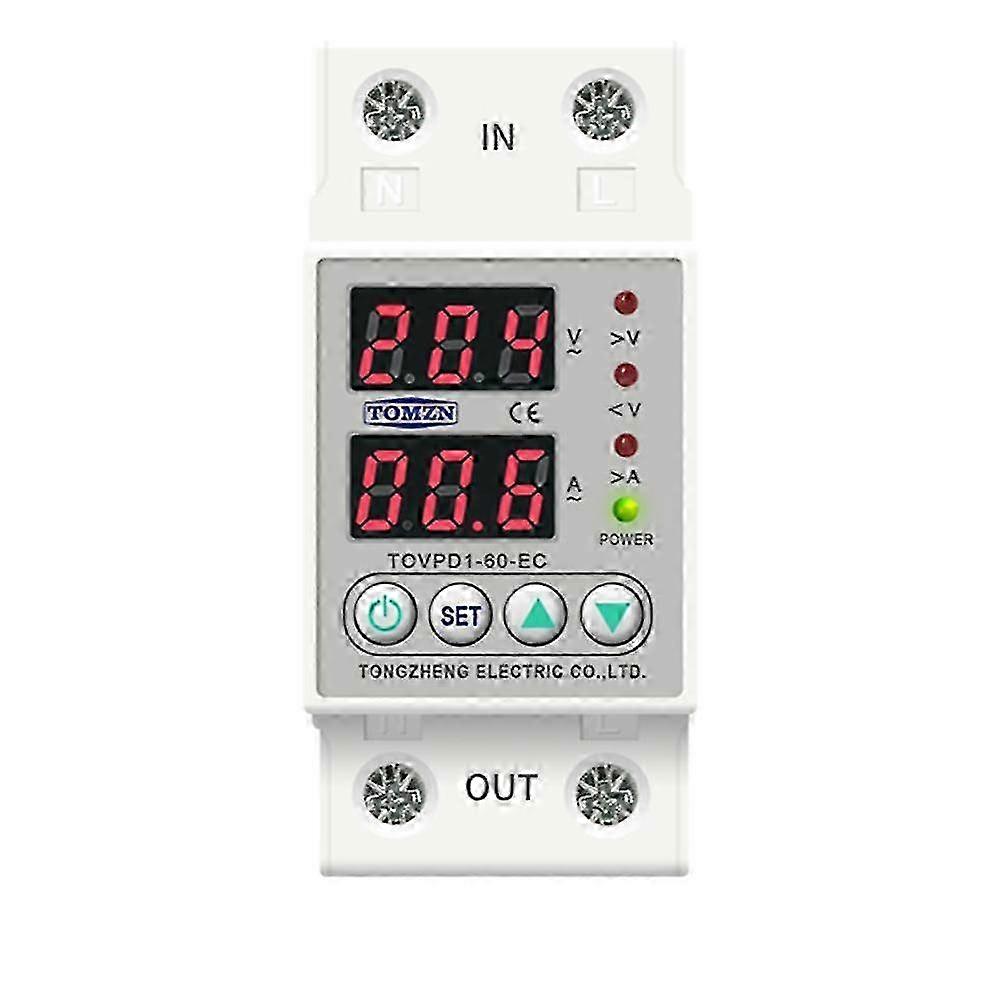 Din Rail Dual Display Schutzgerät Relais 40A 220V 230V