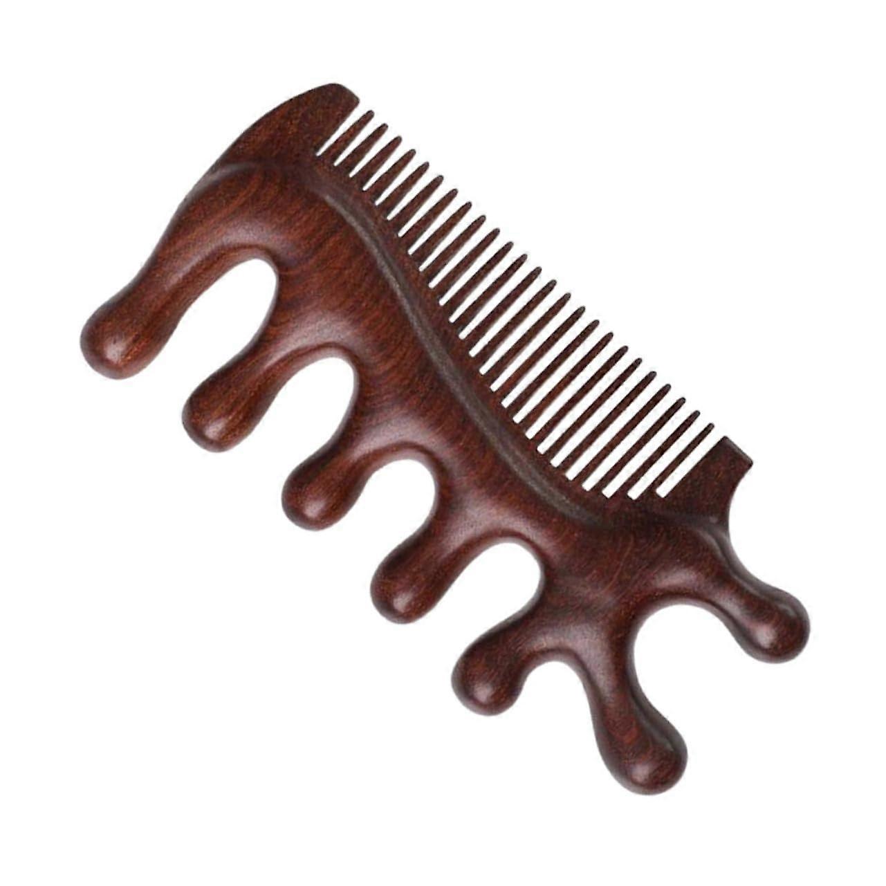 Wooden Massage Comb Portable Scalp Massager Multifunctional Neck Massage Tool High-Quality Wood for Relaxing Head Massages