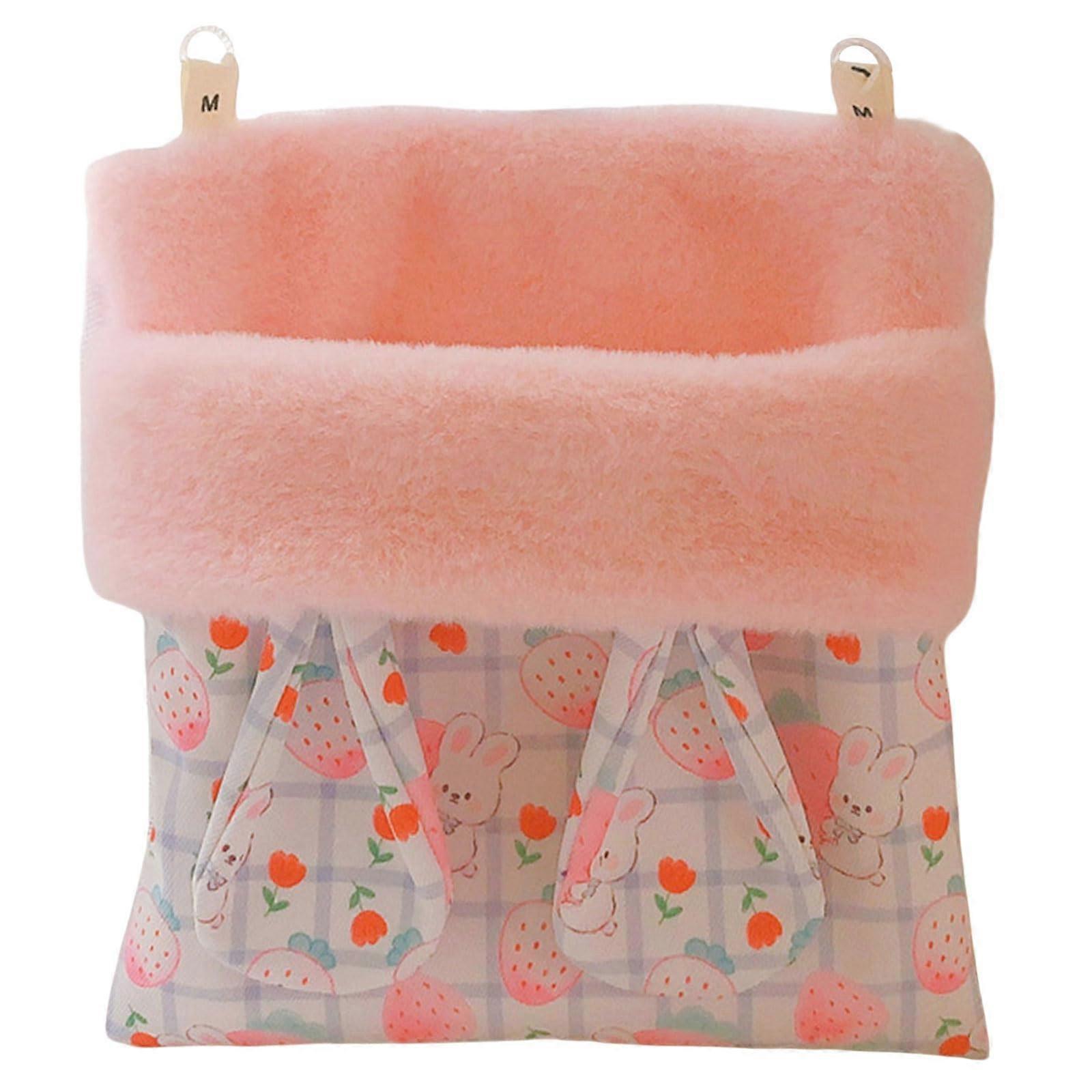 Hamster Hammock for Small Animals, Velvet Sleep Sacks, Cozy Bed for Hamsters, Squirrels, and Gerbils