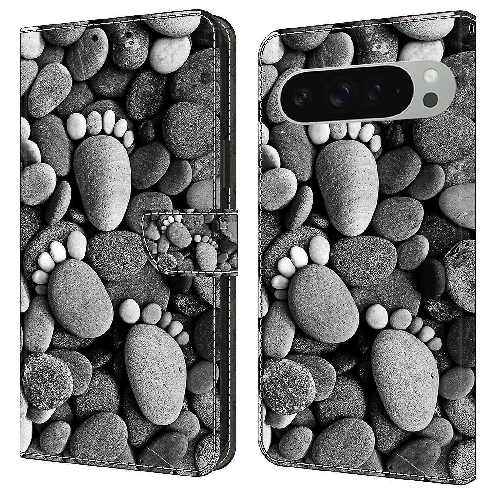 For Google Pixel 9 Pro XL Case Wallet Stand Pattern Printing PU Leather Flip Phone Cover
