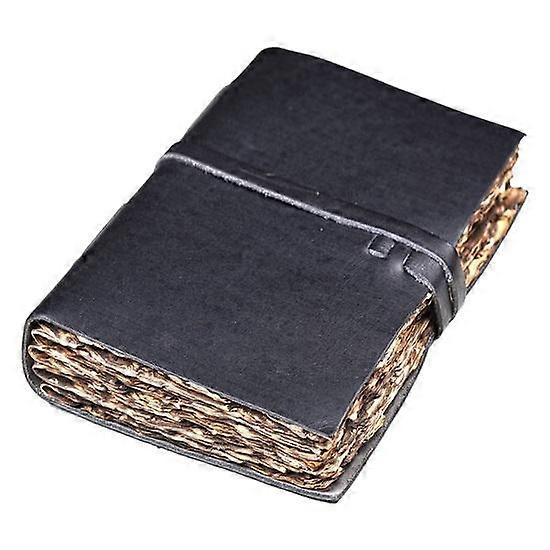 17.78 cm Leather Journal Burnt Edges Paper Notebook Premium Diary