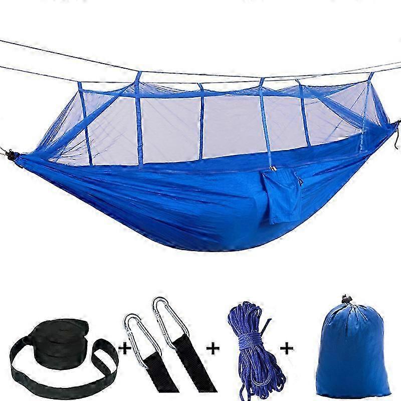Outdoor hammock camping hammock with mosquito net and rain cover tent tarp waterproof outdoor mat