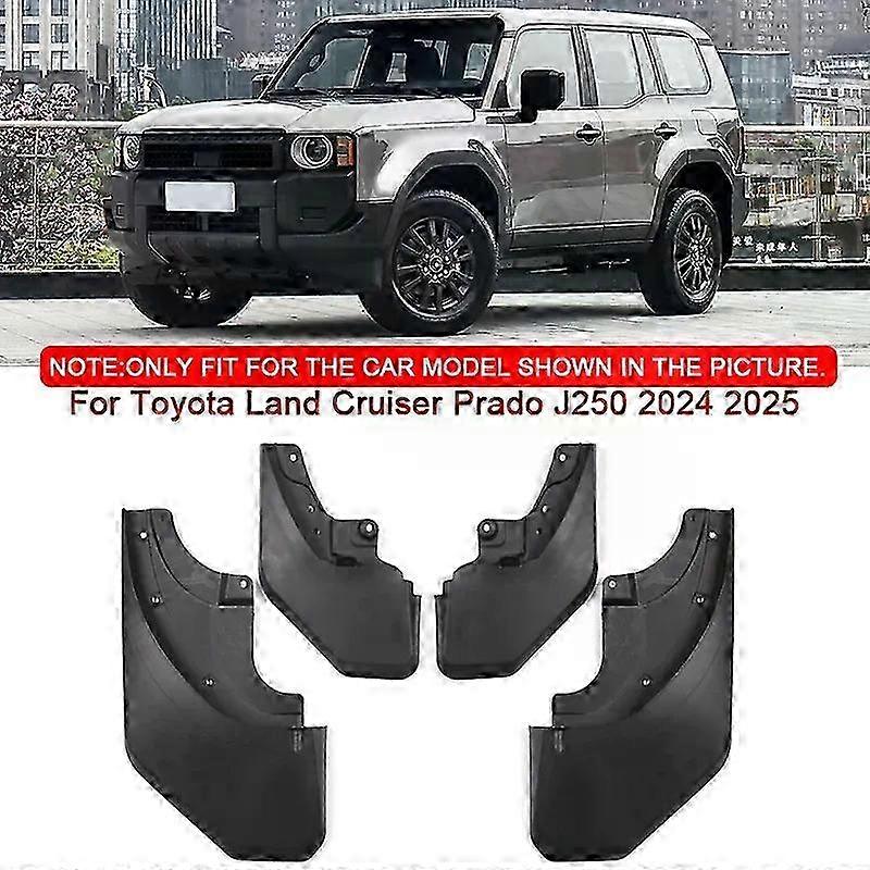 Car Styling Suitable For a Certain Brand Land Cruiser Prado J250 2024 2025 ABS Car Mud Flaps Splash Guard Mudguards Front Rear Fender