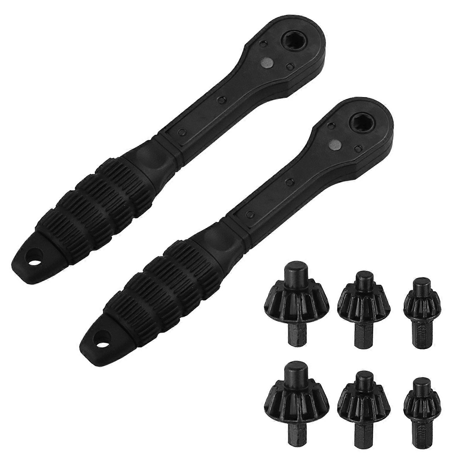 2 In 1 Drill Chuck Key Ratchet Wrench,Quick Disassembly Drill Chuck Ratchet Spanner for Electric Drills and Power Tool