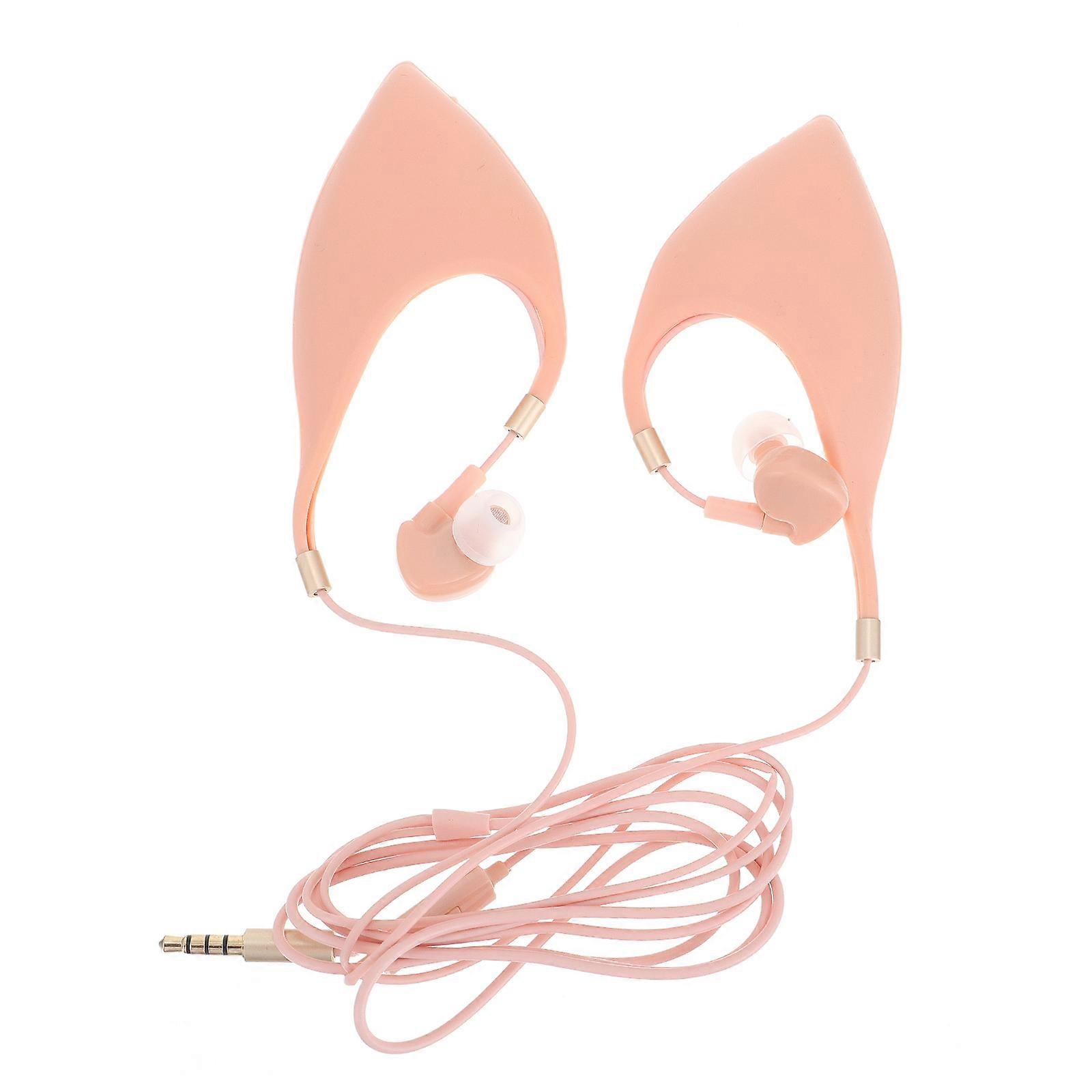 Wired Earphone Creative Ear Shape Wired Control In ear Music Earbud Accessory