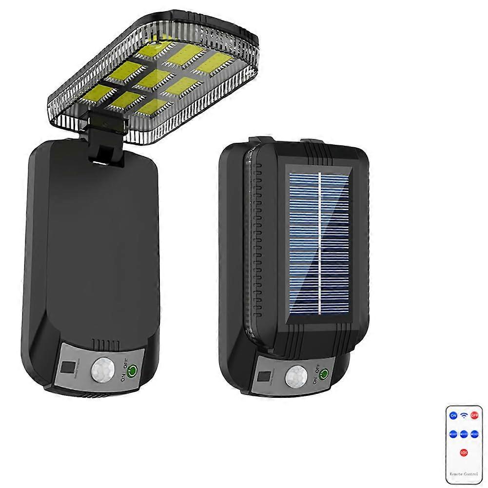 Solar lights outdoor with motion sensor, 3 modes, super bright, IP65, 2 pieces