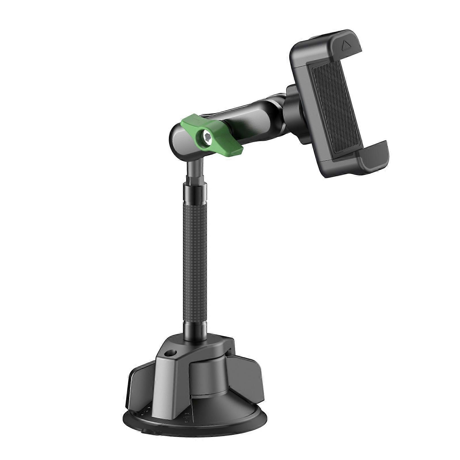 Universal Car Phone Mount with Height Adjustment Dashboards Suction Base 360 Rotate Stand for 4.7 to 7.2in Mobile Devices Multicolor