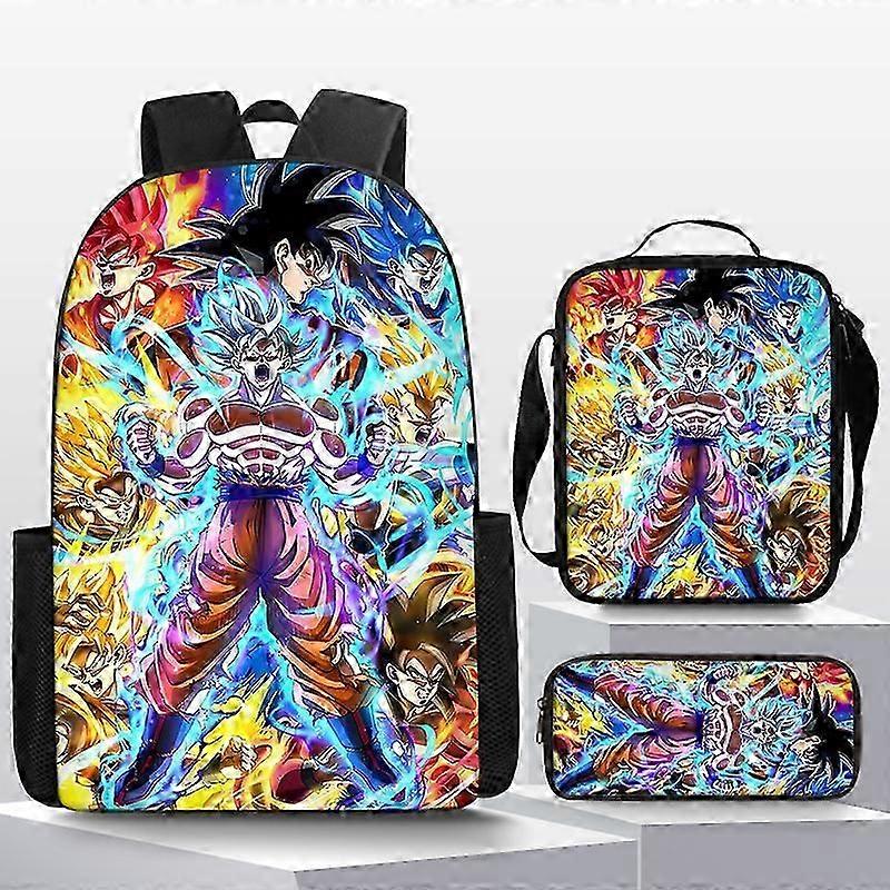 Dragon Ball Anime Backpack Set - Includes Shoulder & Pencil Bag