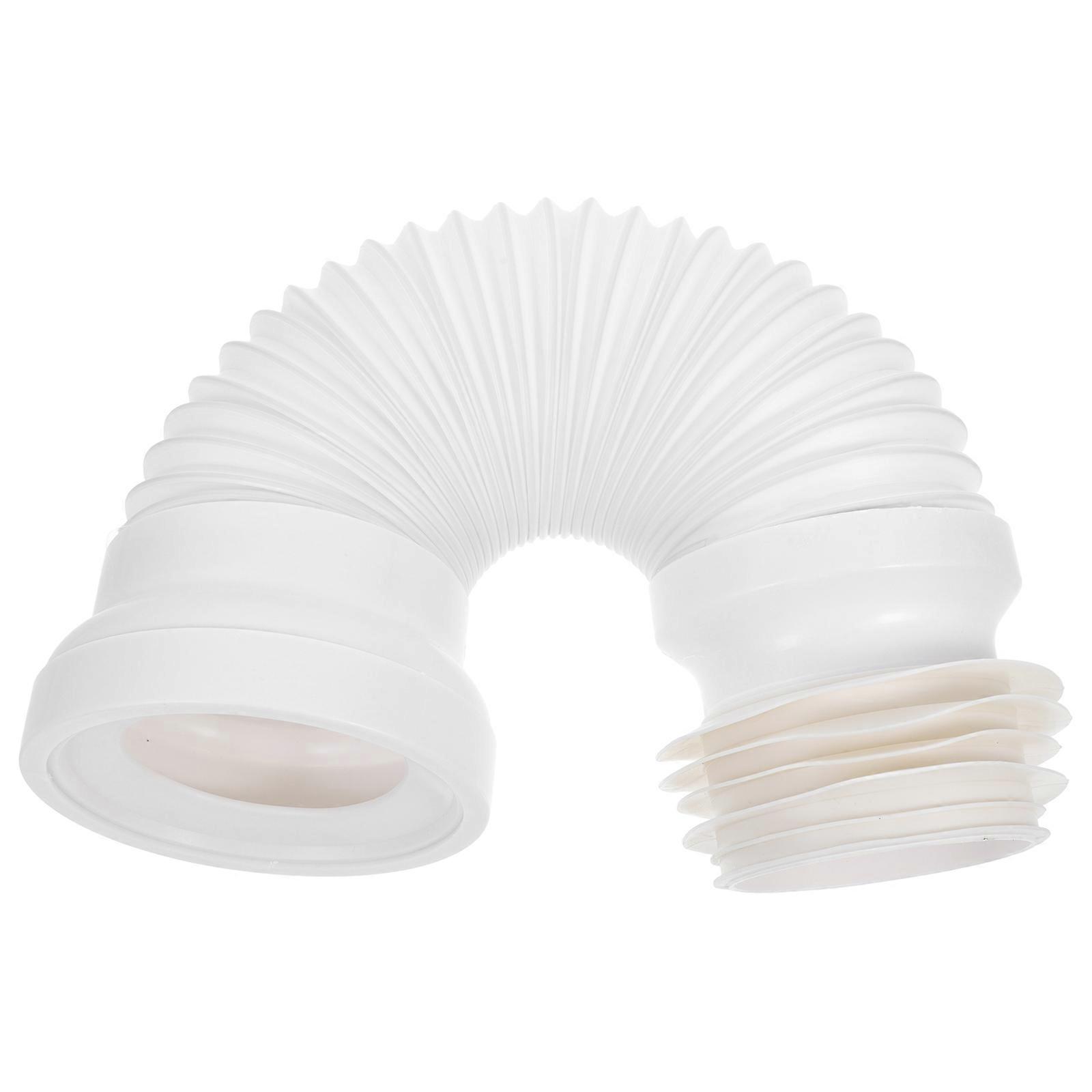 Toilet Discharge Extension Hose Toilet Offset Seal Hose Cylindrical Shape 1Pack