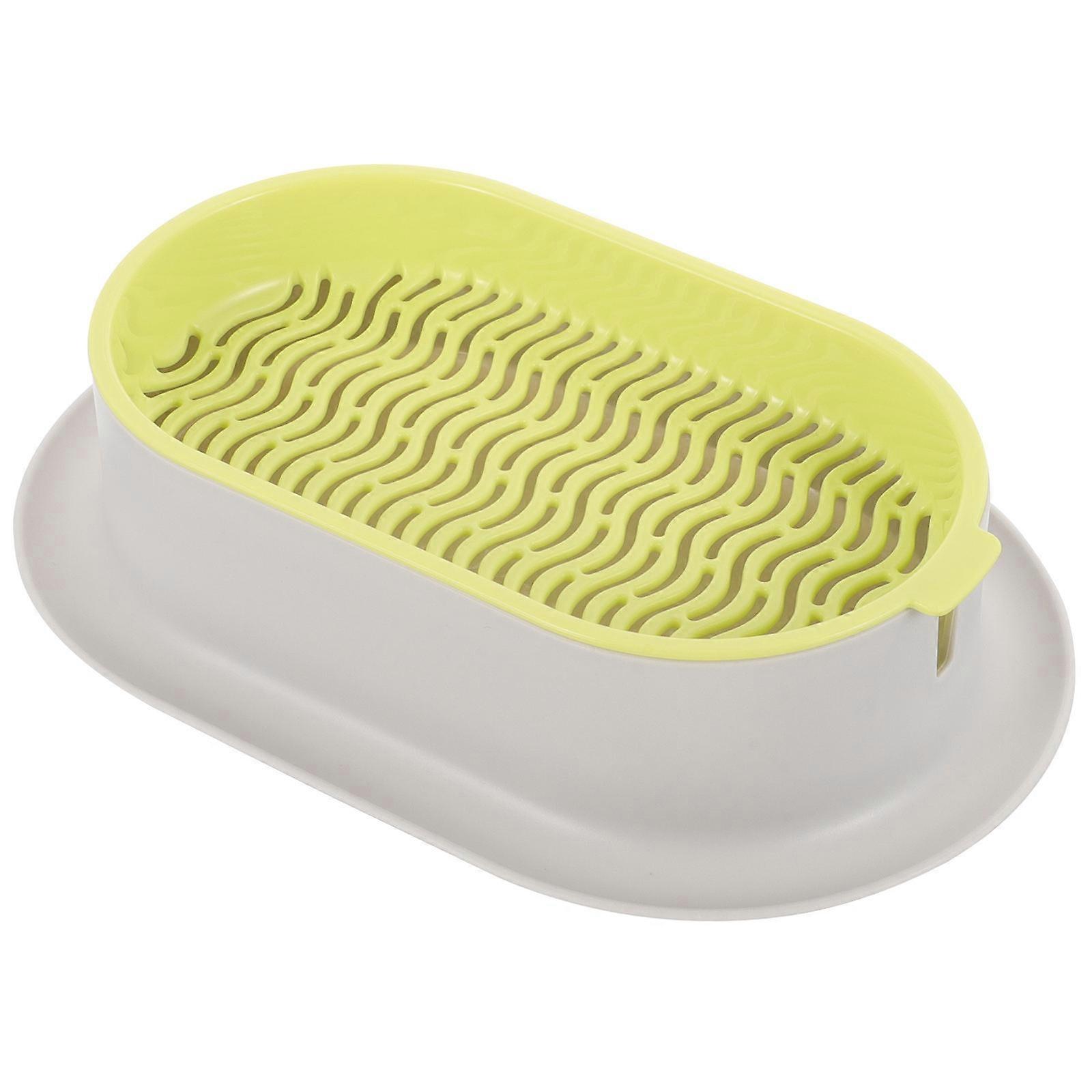 Cat Grass Hydroponic Tray Planting Catnip Pet Owners Home Use Assorted Color Rectangular Shape 1Pcs