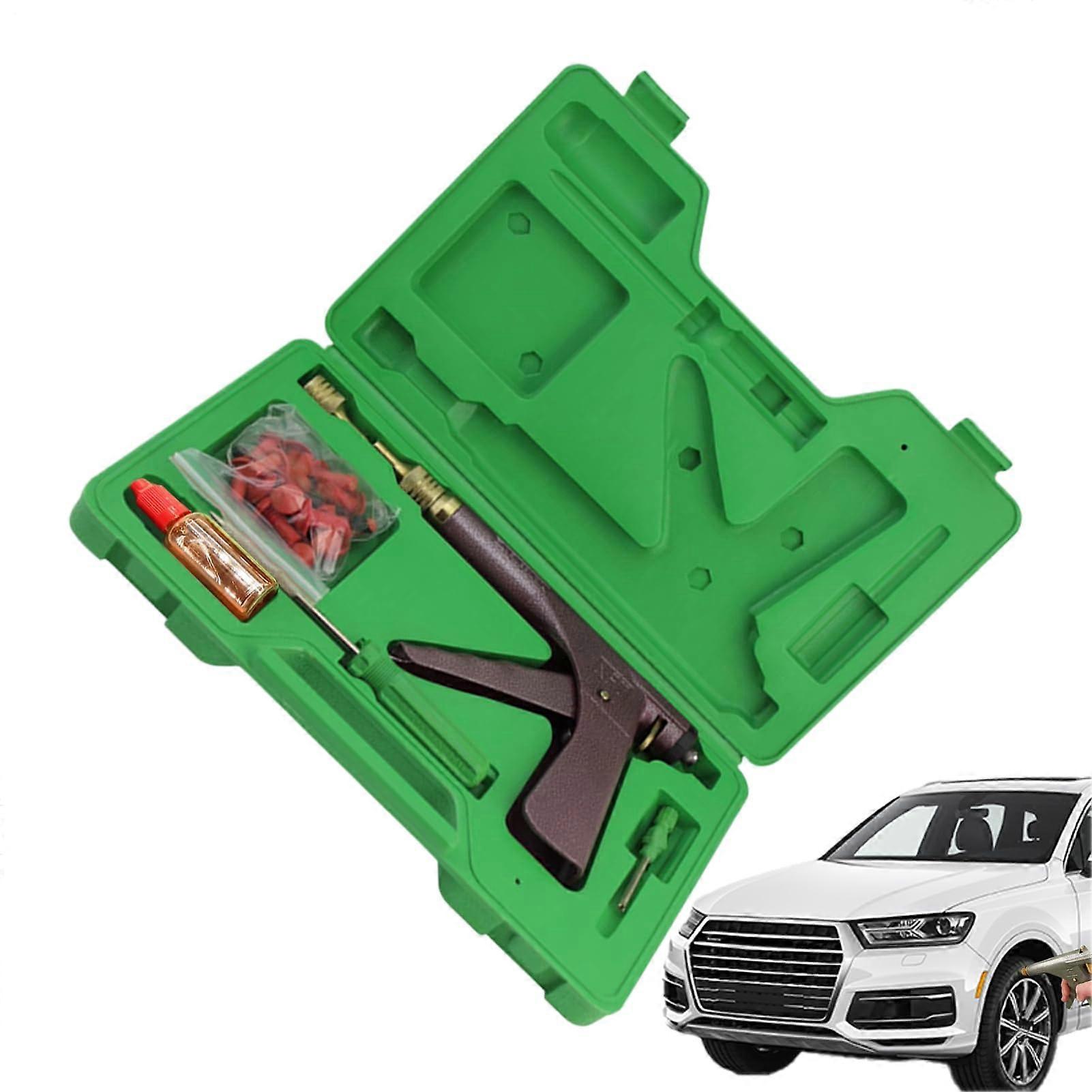 Tire Kit with Plugs Compact Emergency Fix for Cars, Motorcycles, ATVs