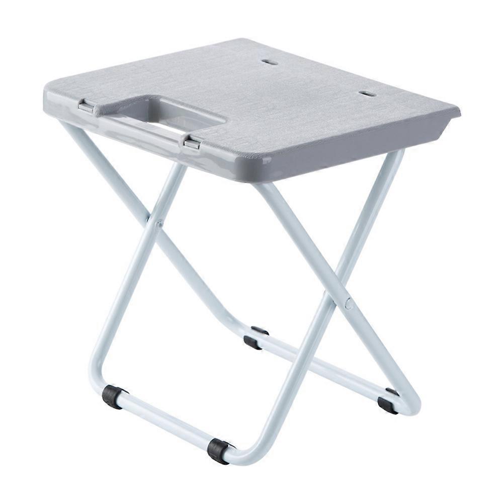Portable Foldable Stool, Lightweight Folding Chair for Home and Outdoor Use, Space Saving PP and Iron Design, Compact and Easy to Carry