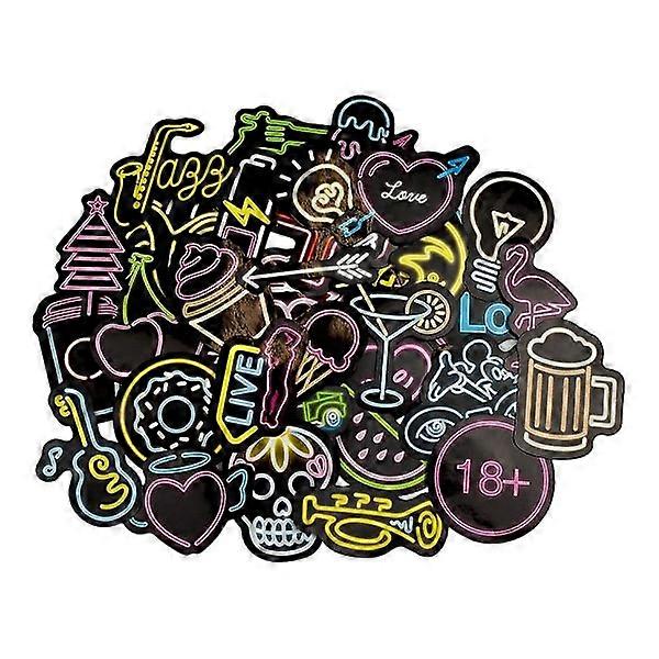 Bulk Stickers and Decals - Neon