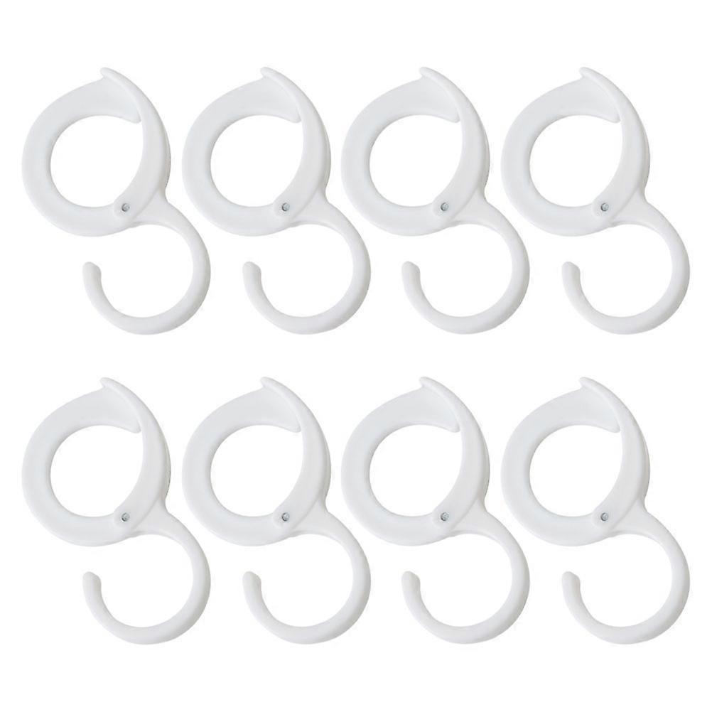 8pcs Kitchen Utensil Hangers S Shape Hooks Multi Functional Portable Anti Drop