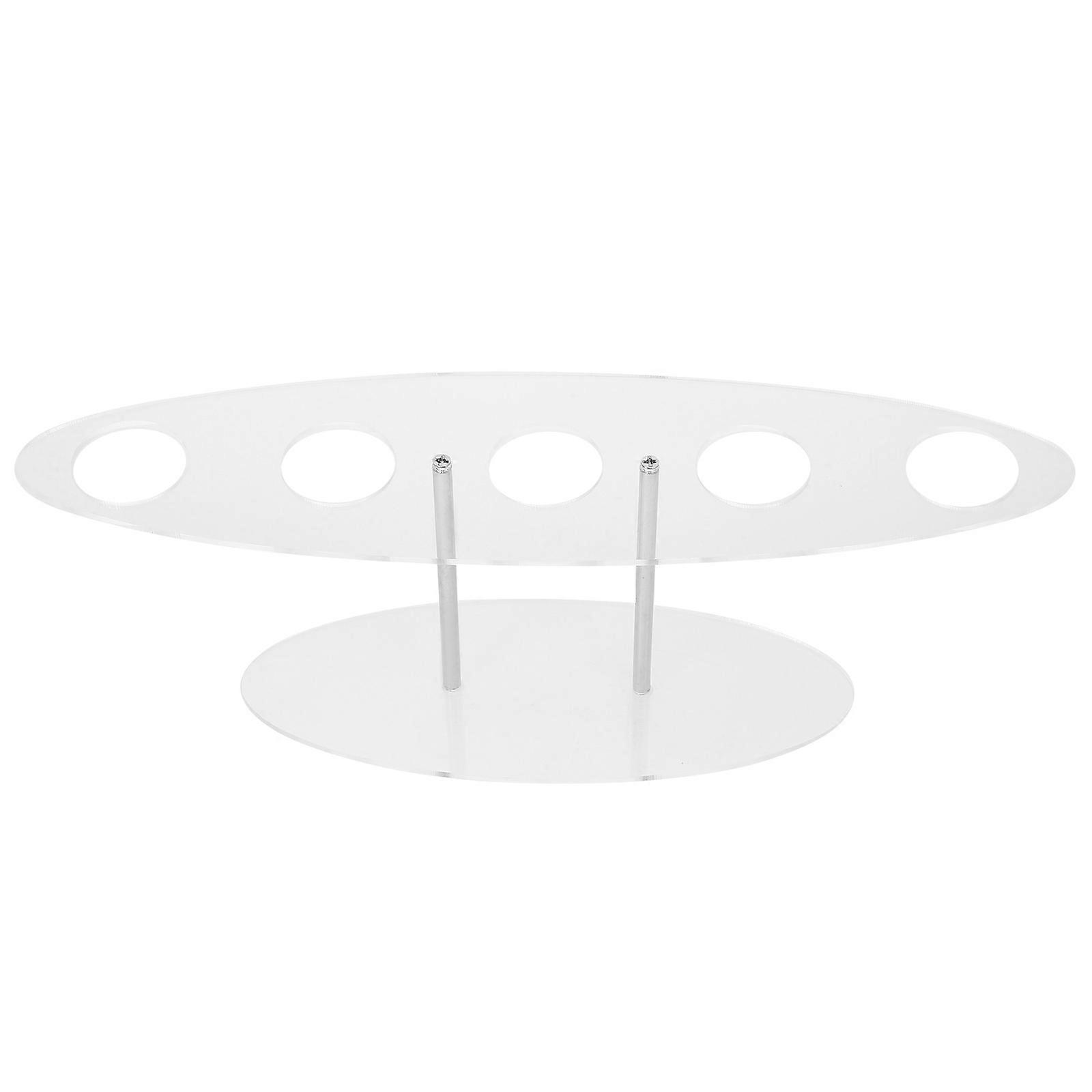 Acrylic Transparent Cone Display Stand for Decor Perfect for Home Bakery or Dessert Shop