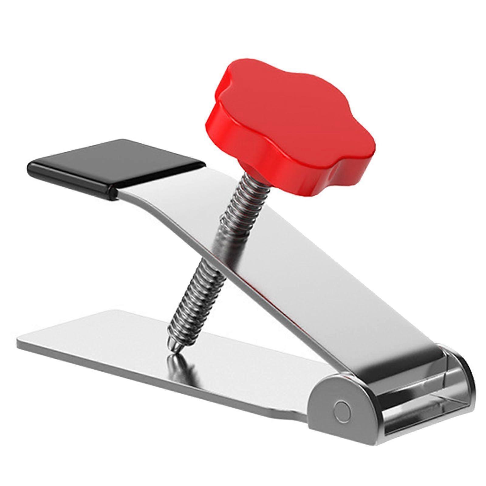 Adjustable Tile Height Regulator, Heavy-Duty 400 kg Wall Tile Locator, Tile Lifter, Leveling Tool, Red Construction Equipment