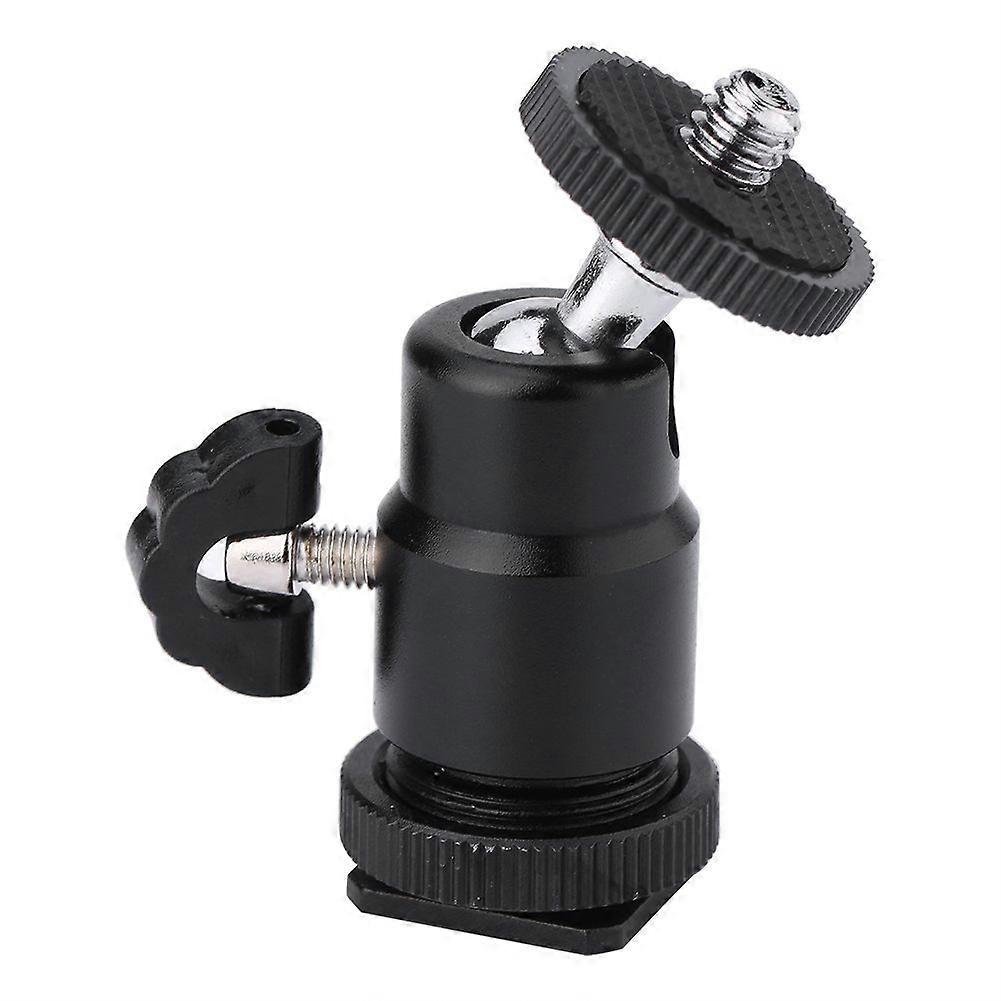 Small Tripod Ball Head 360 Degree Rotating with 1/4" Screw Mount for Digital Camera, Monopod, Camcorder Stability